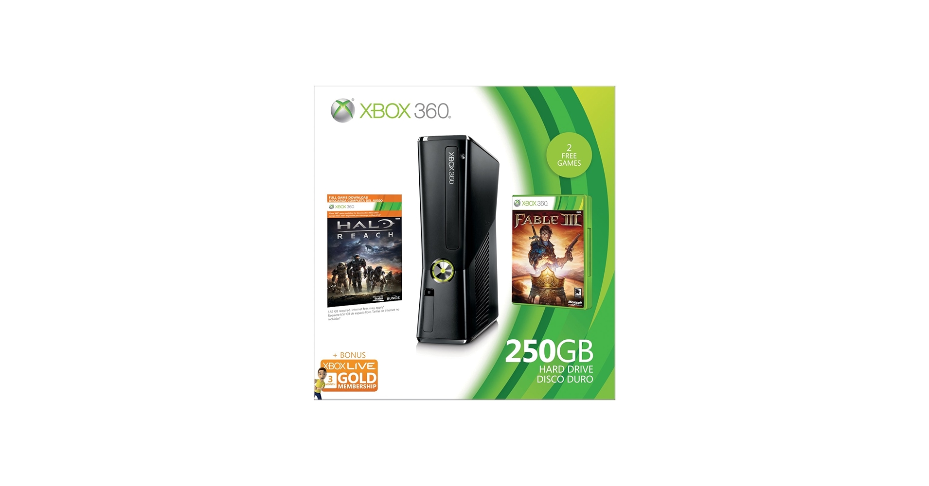 Microsoft Xbox360 XBOX 360 250GB バリューパッ… Xbox360](本体)Xbox 360 250GB バリューパック Xbox360 S 250GB